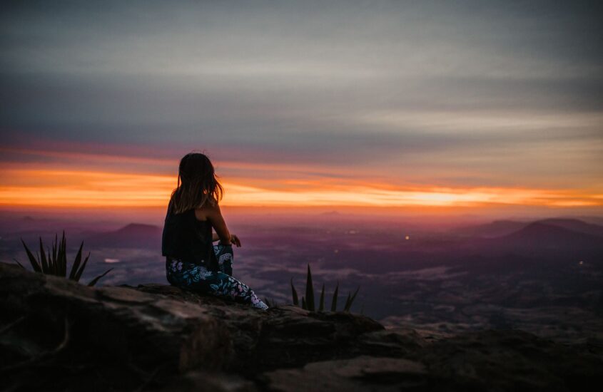 Sunrise at Mt Cordeaux